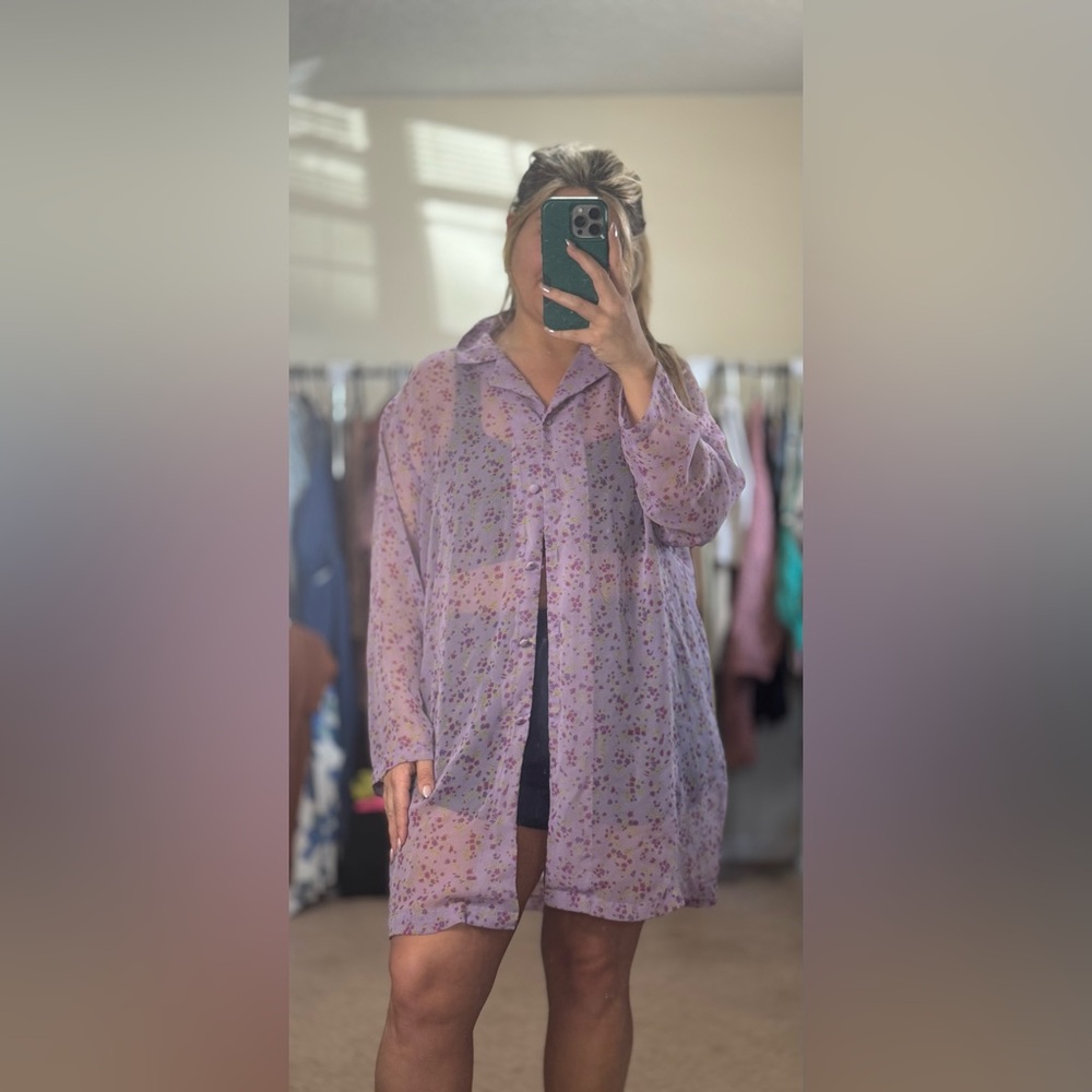 Floral Sheer Kimono